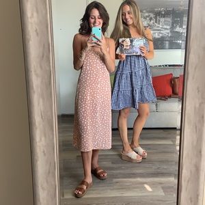 Madewell midi slip dress